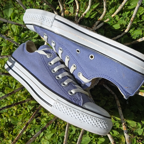 Converse ALL STAR Custom Chuck Taylor Low Top VIOLET NWOT Unisex - Picture 2 of 12